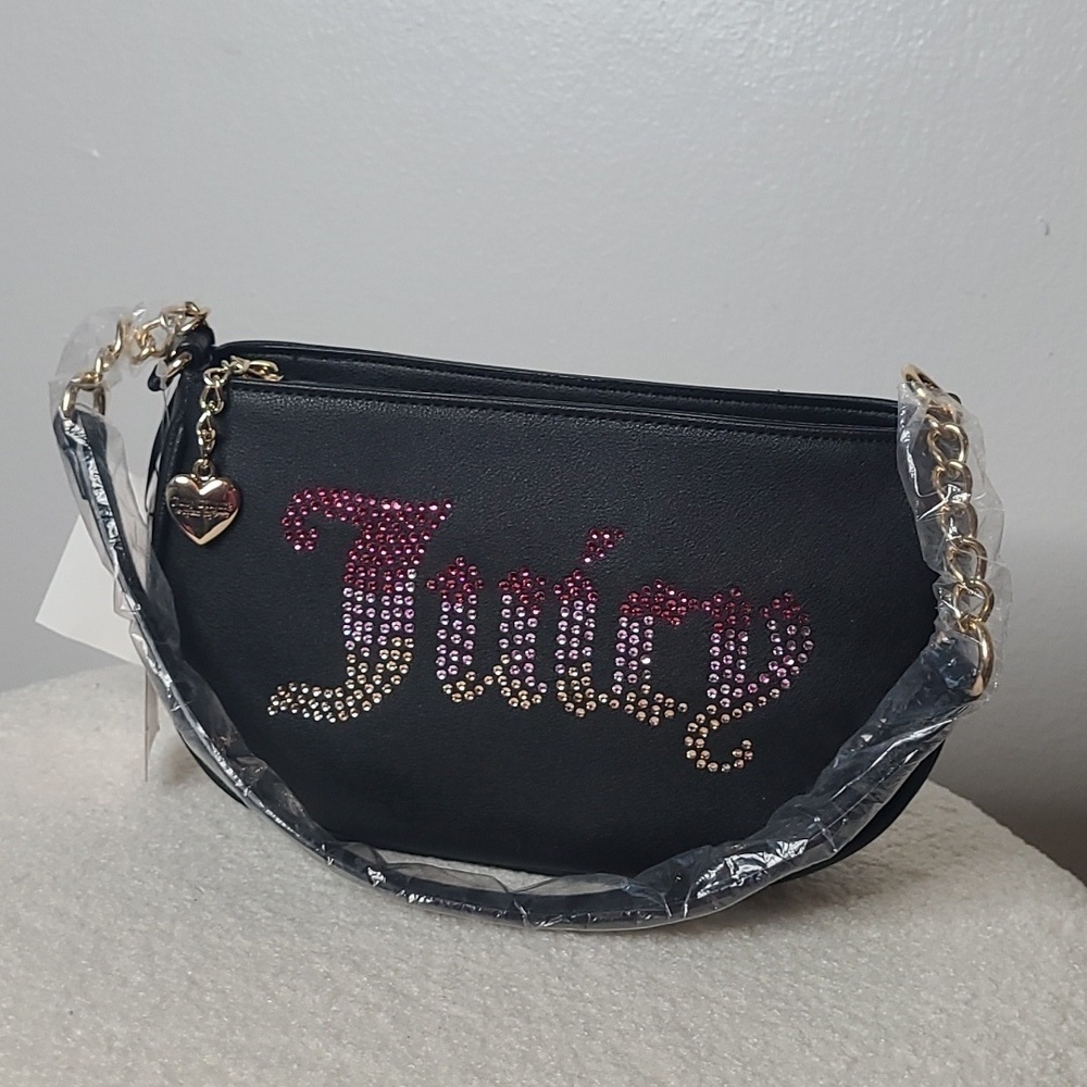 NWT Juicy Couture Licorice be classic II shoulder